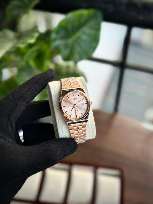 Casio rose gold